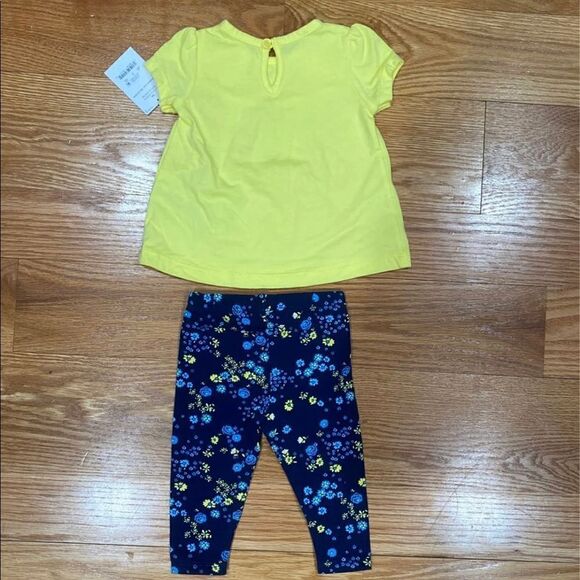 Carter's Blue + Yellow Flower Set - Picture 2 of 2